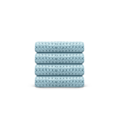 Egyptian Cotton Waffle Washcloth 4pcs