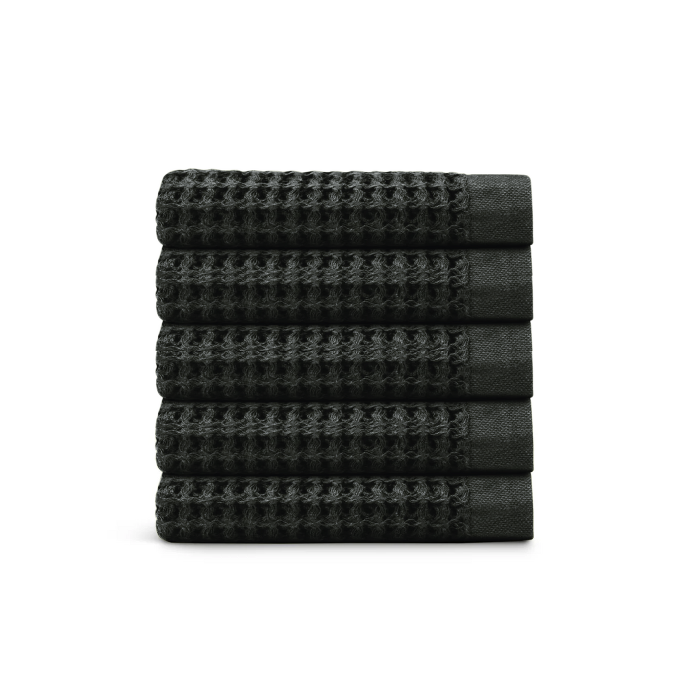 Egyptian Cotton Waffle Hand Towels 5pcs