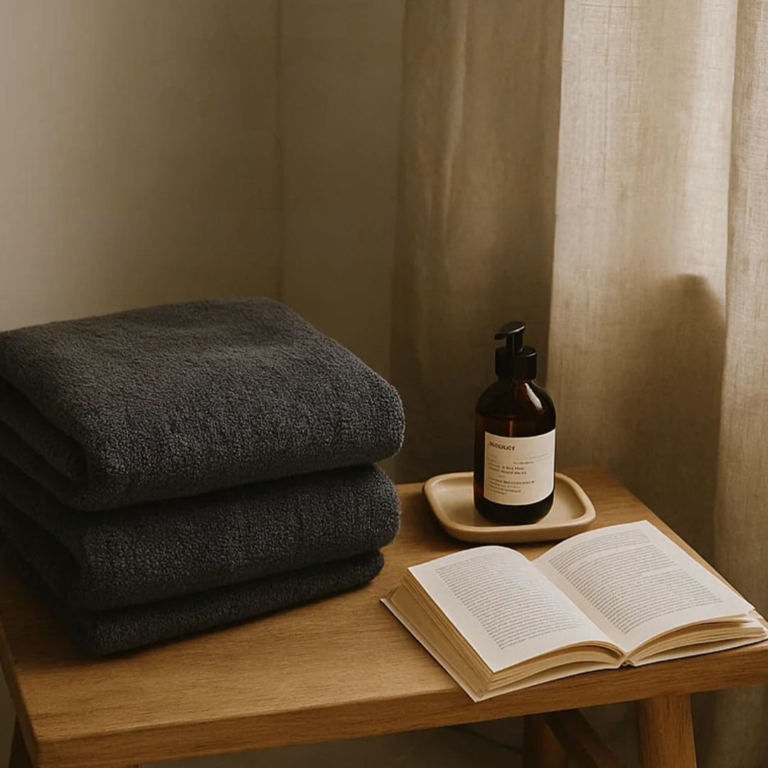 Heavyweight cotton bath towels | 8pcs (55x28in)