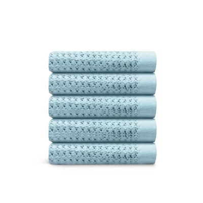 Egyptian Cotton Waffle Hand Towels 5pcs