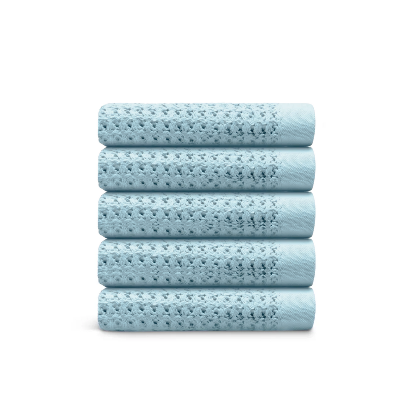 Egyptian Cotton Waffle Hand Towels 5pcs