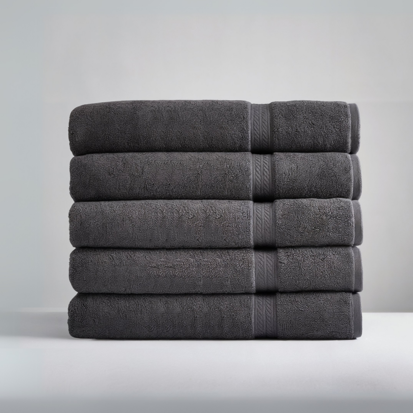 Ultrasoft Egyptian Cotton Bath Towels 5pcs (55x28in)
