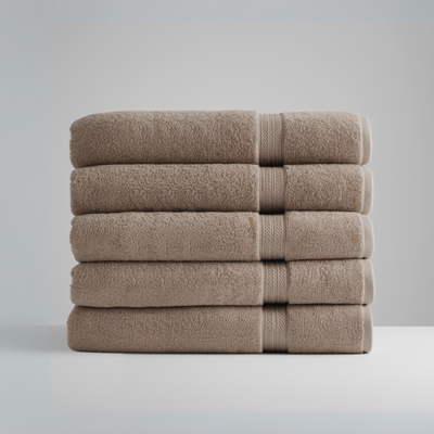 Ultrasoft Egyptian Cotton Bath Towels 5pcs (55x28in)
