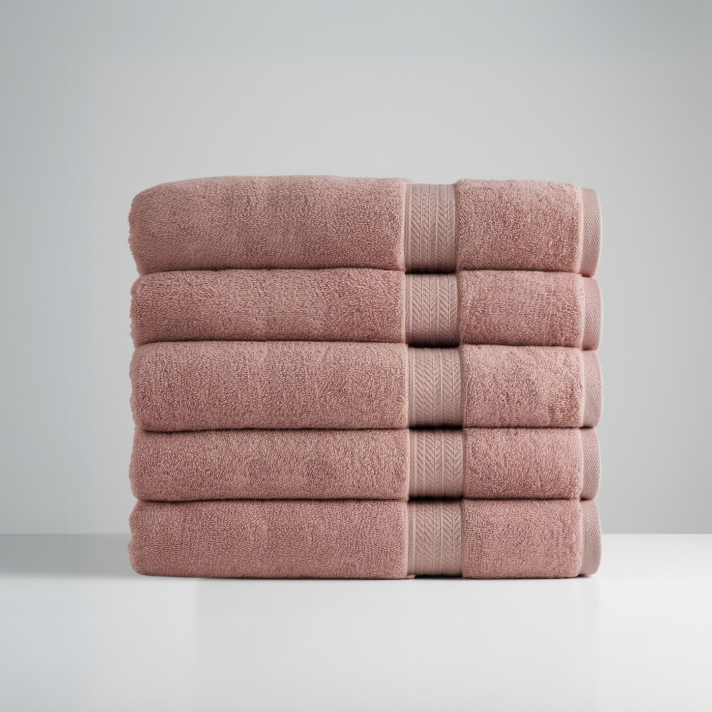 Ultrasoft Egyptian Cotton Bath Towels 5pcs (55x28in)