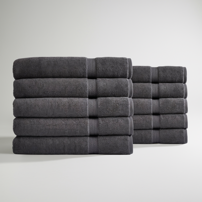 Ultrasoft Egyptian Cotton Bath Towels 10pcs (55x28in)