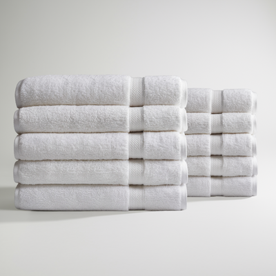 Ultrasoft Egyptian Cotton Bath Towels 10pcs (55x28in)