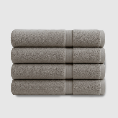 Heavyweight cotton bath towels | 4pcs (55x28in)