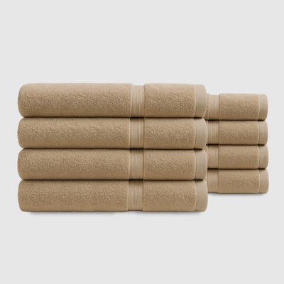 Heavyweight cotton bath towels | 8pcs (55x28in)