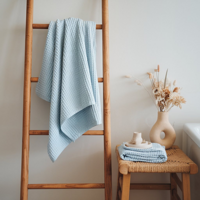 Egyptian Cotton Waffle Hand Towels 10pcs