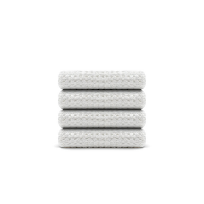 Egyptian Cotton Waffle Washcloth 4pcs