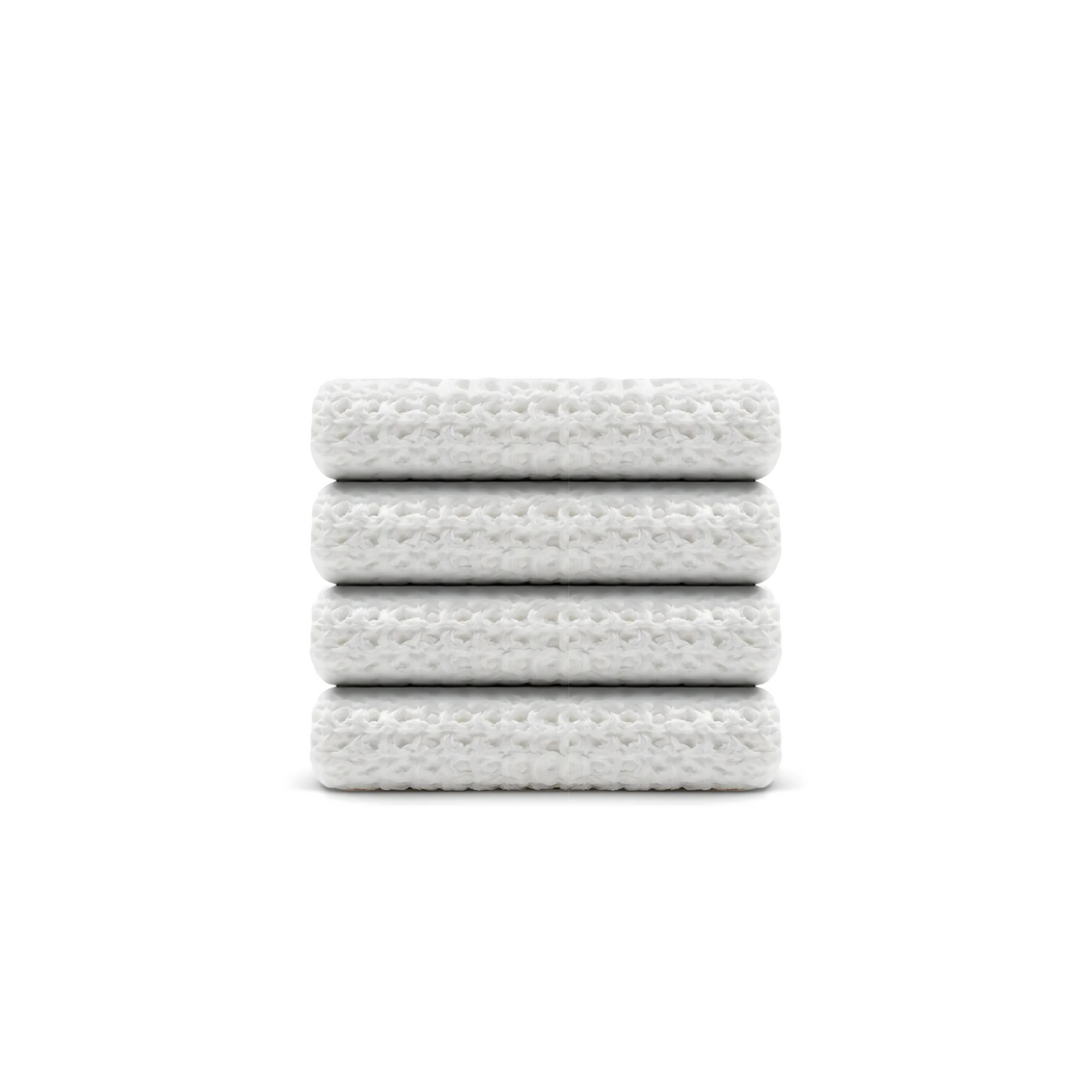 Egyptian Cotton Waffle Washcloth 4pcs