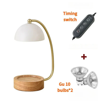 Harrow & Vale KIYOI Japanese Solid Wood Aromatherapy Wax Melting Lamp