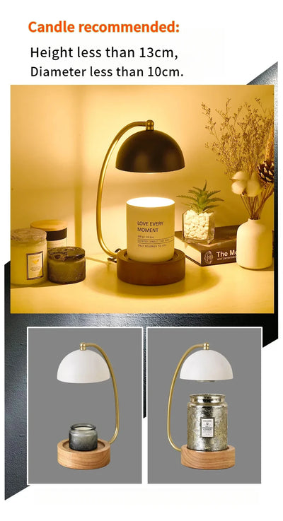 Harrow & Vale KIYOI Japanese Solid Wood Aromatherapy Wax Melting Lamp