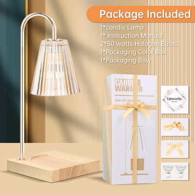 Harrow & Vale STRALEN LED Candle Warmer Lamp with Timer & Dimming