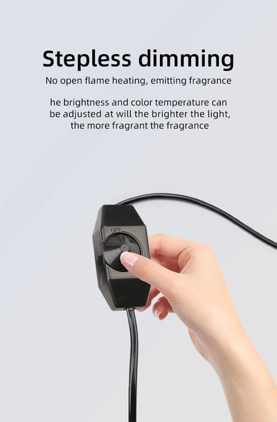 Harrow & Vale STRALEN LED Candle Warmer Lamp with Timer & Dimming
