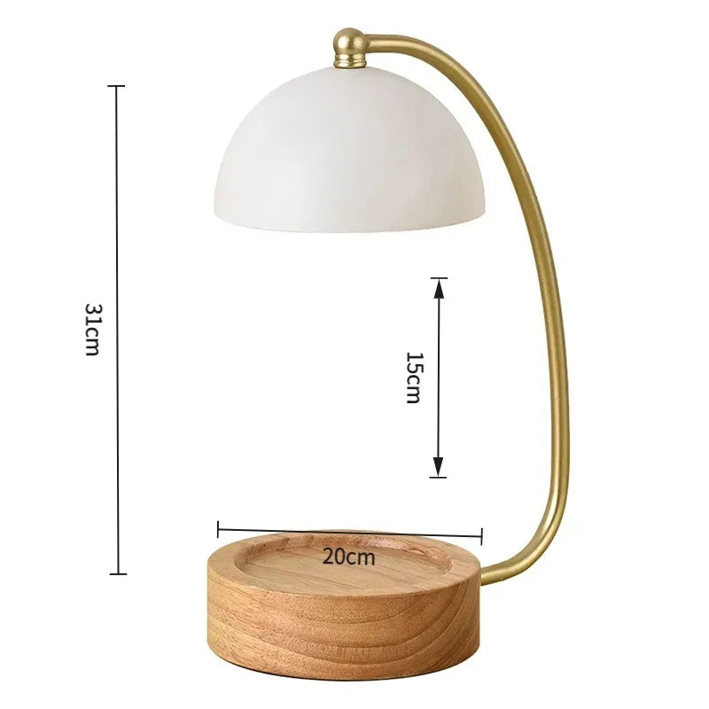 Harrow & Vale KIYOI Japanese Solid Wood Aromatherapy Wax Melting Lamp
