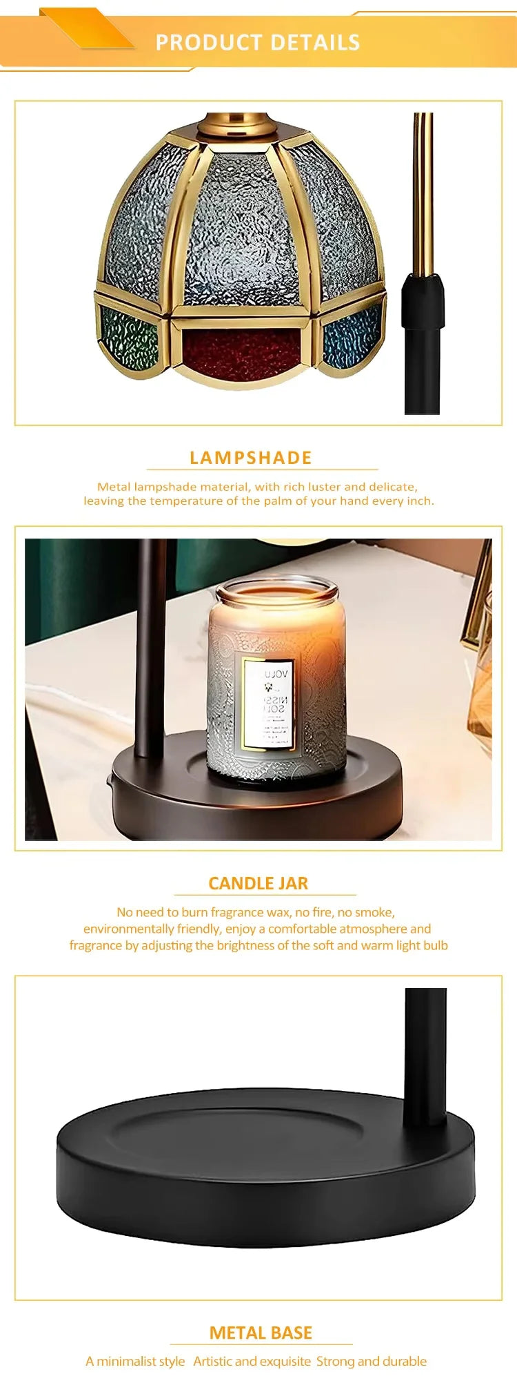 Harrow & Vale VERLICHTING Electric Candle Warmer Lamp
